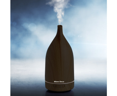Diffuser 100ml Ultrasonic Humidifier Purifier And 3 Pack Oils - Dark W