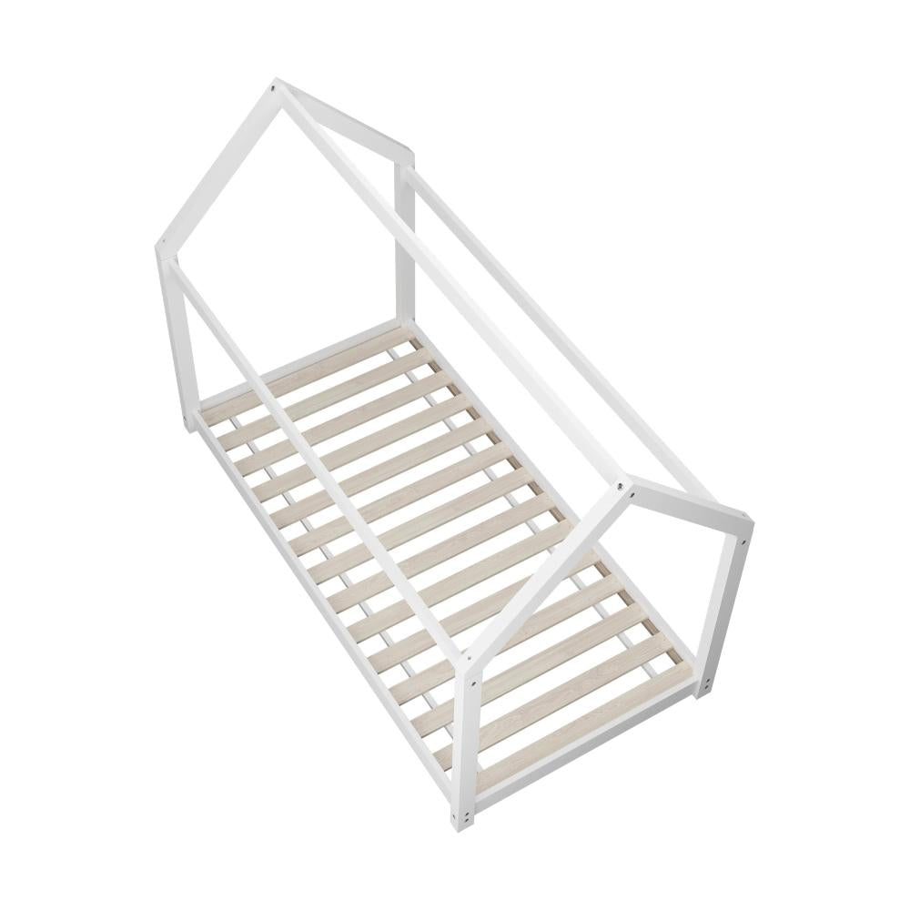 Sol Bed Frame Single Wooden Timber House Style Mattress Base Platform