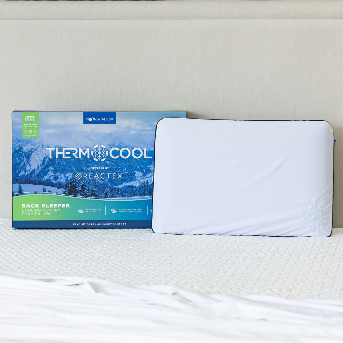 Moonshadow Back Sleeper Thermocool Pillow