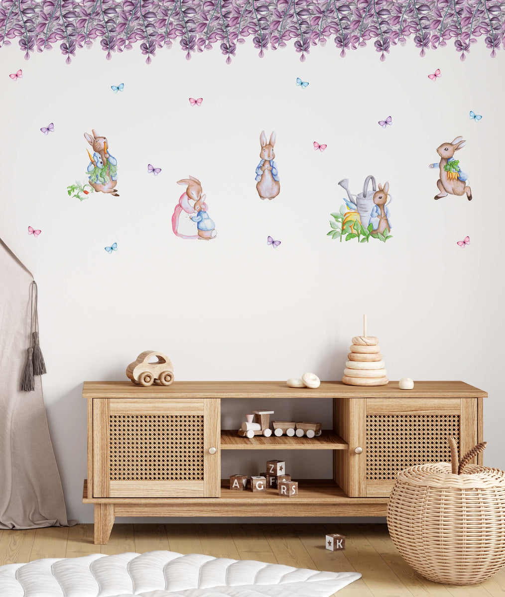 Peter Rabbit Wall Decals – Nursery Wall Stickers Australia